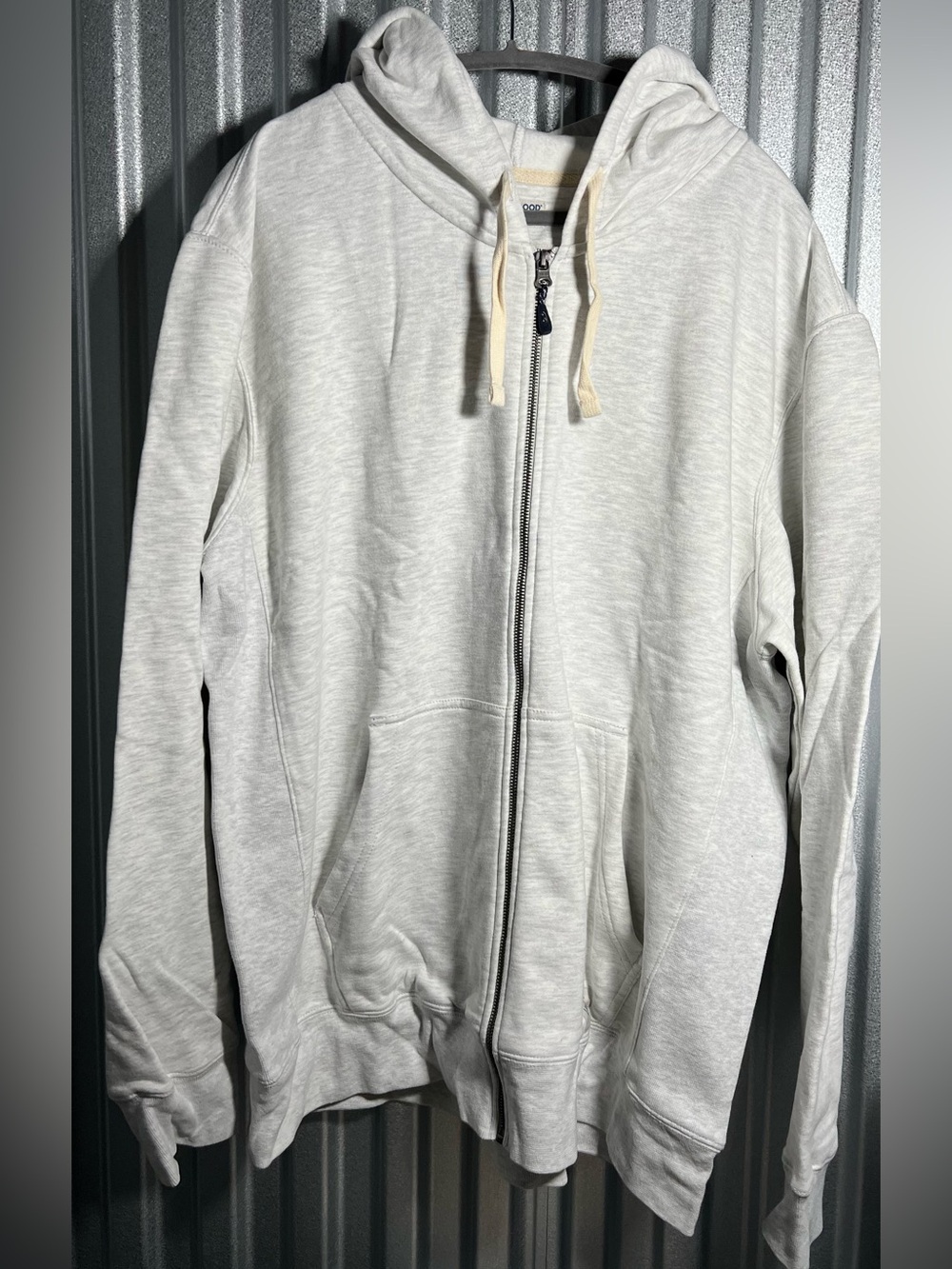 Life Is Good Men's Light Gray Zip-Up Hoodie 2X NWT - Picture 2 of 5